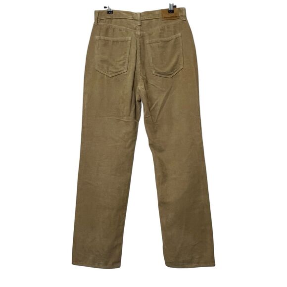 Aritzia Denim Forum Joni Corduroy Pants Women’s Size 27 Tan High Rise Loose Fit - Picture 3 of 15